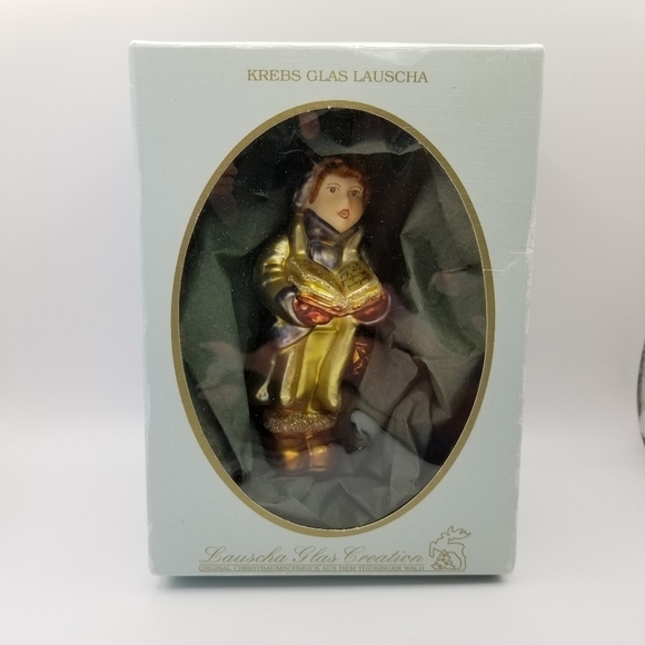 Vintage Hand Blown Glass Caroler Krebs Glas Lauscha Germany - Picture 13 of 13
